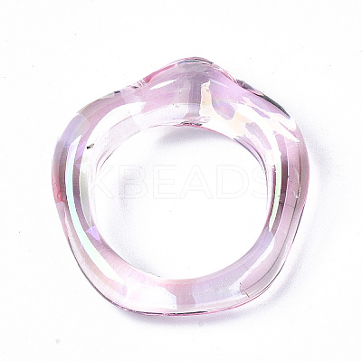 Transparent Resin Finger Rings LS-RJEW-T013-001-E03-1