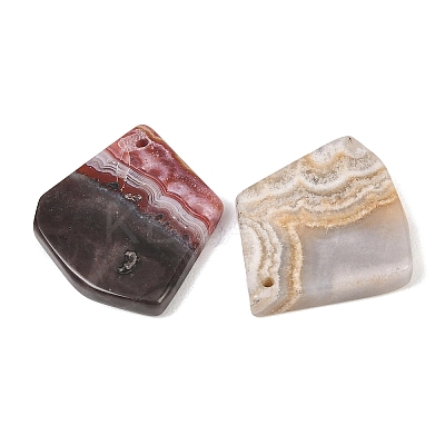Natural Mexican Agate Pendants G-K381-22-1