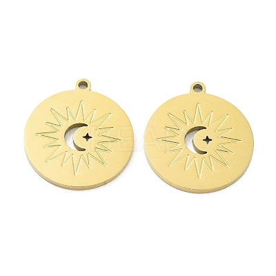 Ion Plating(IP) 316L Surgical Stainless Steel Pendants STAS-D029-21G-1