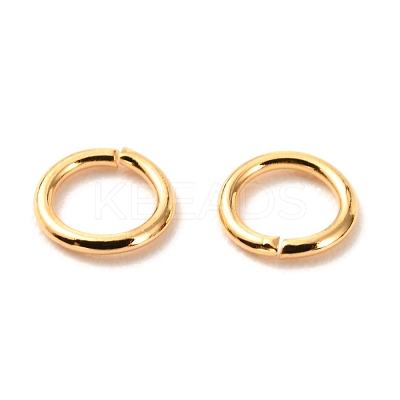 Brass Open Jump Rings KK-F824-108B-G-1