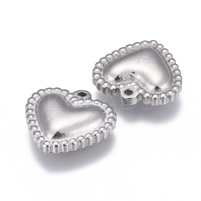 Non-Tarnish 304 Stainless Steel Charms STAS-F249-34P-1