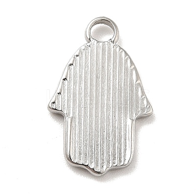 Tarnish Resistant 304 Stainless Steel Pendants Rhinestone Settings STAS-E176-14P-1