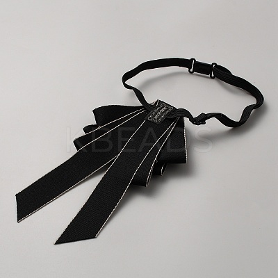 Bowknot Polyester Suit Necktie AJEW-WH20006-12B-1