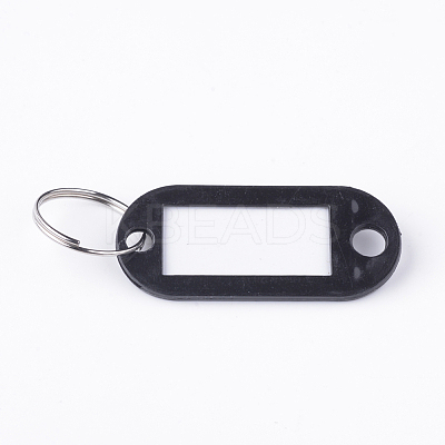 Plastic Badge Holders with Iron Rings LS-KY-T001-E09-1