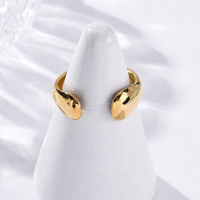 304 Stainless Steel Cuff Rings for Women RJEW-F175-03G-02-1