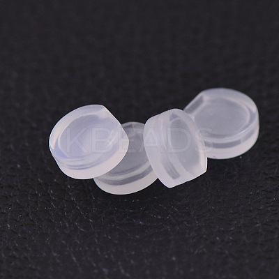 Comfort Plastic Pads for Clip on Earrings X-KY-P007-A01-1