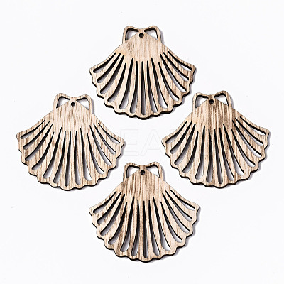Unfinished Hollow Wood Big Pendants WOOD-N006-144-1