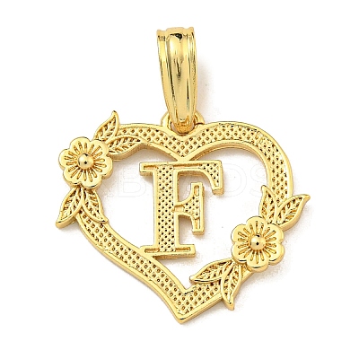 Heart Brass Pendants KK-I714-04G-F-1
