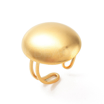 304 Stainless Steel Open Cuff Rings for Women RJEW-Z044-03G-01-1