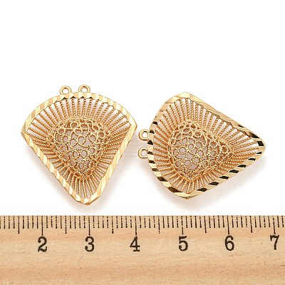 Rack Plating Brass Hollow Pendants KK-P244-03KCG-1
