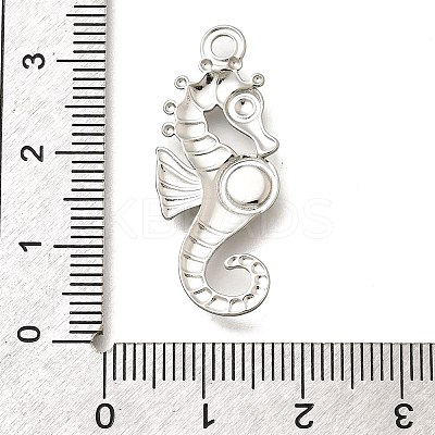 304 Stainless Steel Pendant Cabochon Settings STAS-E545-04D-P-1