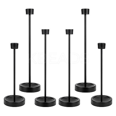 Iron Candle Holder AJEW-WH0604-58-1