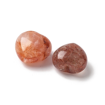 Natural Hematoid Quartz/Ferruginous Quartz Beads G-D307-E01-1