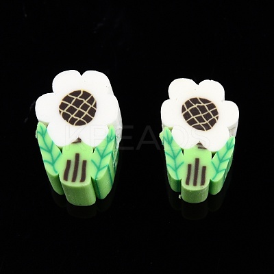 Handmade Polymer Clay Beads CLAY-N010-089B-1