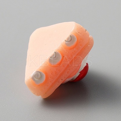 Opaque Resin Cabochons LS-RESI-WH0026-51C-1