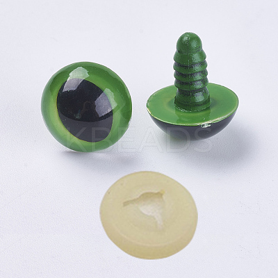 Craft Plastic Doll Eyes DIY-WH0045-25F-1