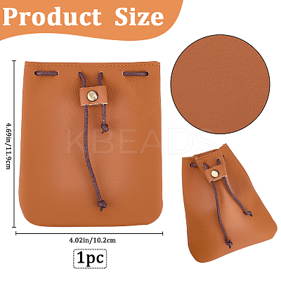 Cowhide Coin Wallets AJEW-WH20002-33A-02-1