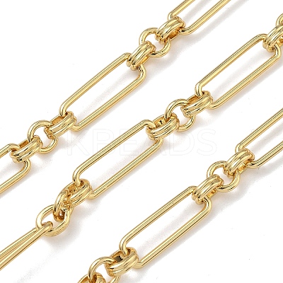 Rectangle Brass Link Chains CHC-H116-04G-1