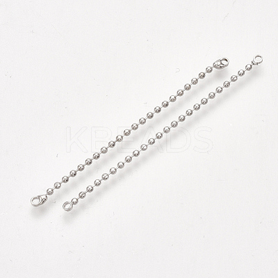 Brass Ball Chain Links Connectors KK-T032-176P-1