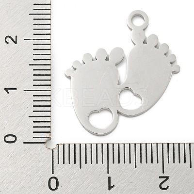 Non-Tarnish 304 Stainless Steel Pendants STAS-B056-18P-1