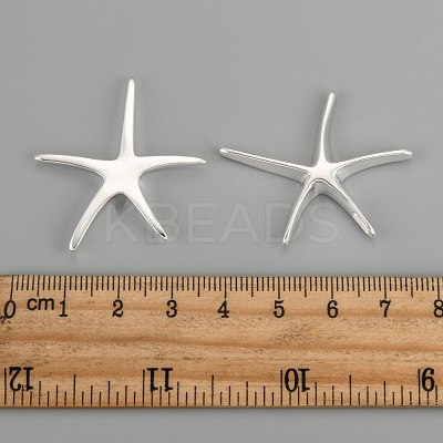 Brass Starfish/Sea Stars Pendants KK-BB11654-1