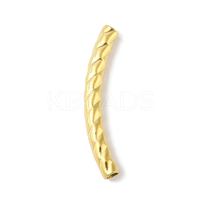 304 Stainless Steel Curved Tube Beads STAS-M071-03E-G-1