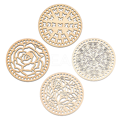Wooden Basket Bottoms WOOD-GA0001-12-1
