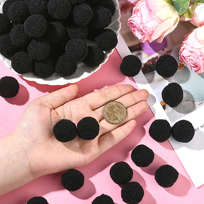150Pcs Polyester Pom Pom Ball DIY-SC0031-33C-1