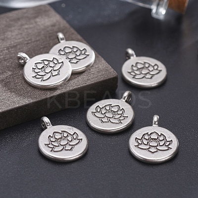 Tibetan Style Alloy Pendants TIBE-S301-015TAS-NR-1