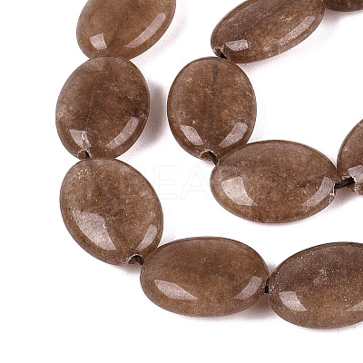 Dyed Natural White Jade Beads Strands G-N370-01A-09-1