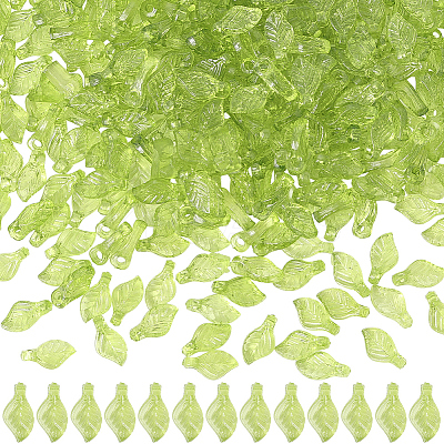500Pcs Transparent Acrylic Charms TACR-SP0001-36B-1