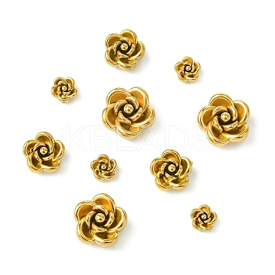 24Pcs 3 Styles 304 Stainless Steel Beads STAS-CJ0002-83-1