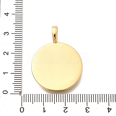 Rack Plating Brass Micro Pave Clear Cubic Zirconia Pendants with Shell KK-M309-41G-1
