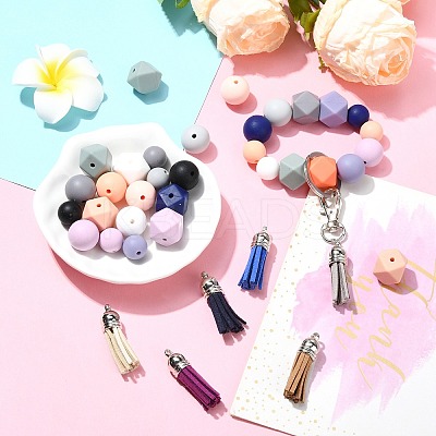 140pcs DIY Keychain Kits DIY-CJ0002-46-1