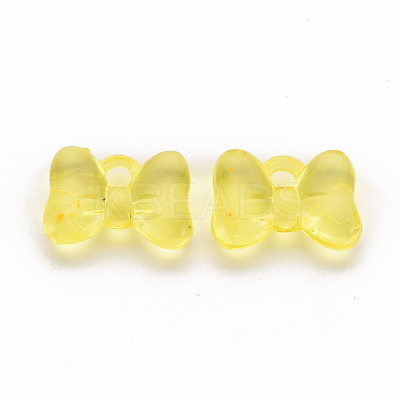 Transparent Acrylic Pendants TACR-T024-02BA-916-1