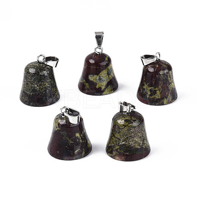 Natural Dragon Blood Pendants G-N349-15P-03-1