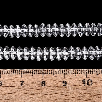 Transparent Glass Beads Strands GLAA-Q113-02A-A01-1