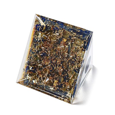 Orgonite Pyramid Resin Energy Generators DJEW-D013-01F-1