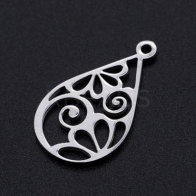 Non-Tarnish 304 Stainless Steel Pendants A-STAS-S105-JN896-1-1