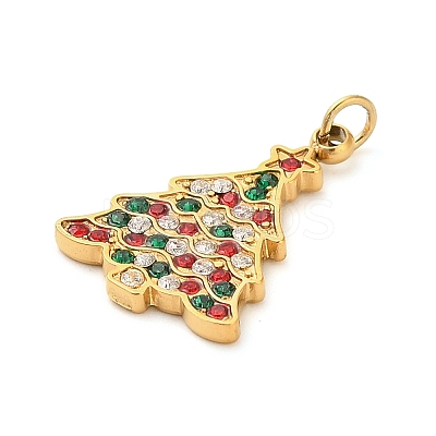 304 Stainless Steel Rhinestone Pendants LS-FIND-I062-01G-01-1