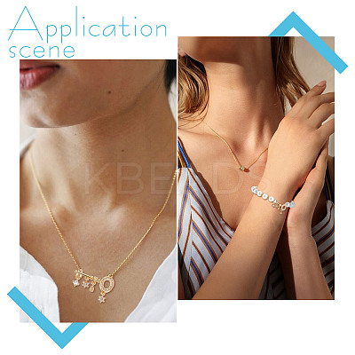 5Pcs Brass Cubic Zirconia Pendants KK-BBC0003-05-1