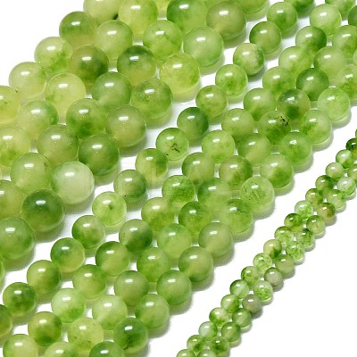 Natural Malaysia Jade Beads Strands G-L645-C01-6mm-31-1