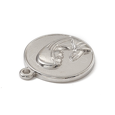 Non-Tarnish 201 Stainless Steel Pendants STAS-J401-VC622-1