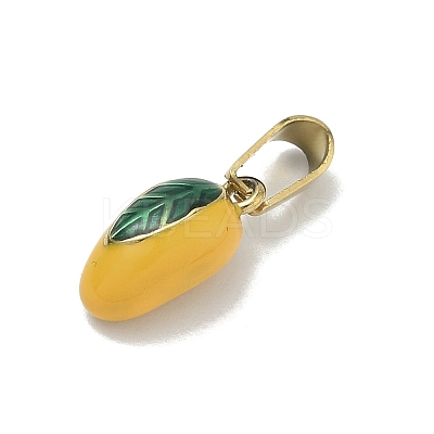 304 Stainless Steel Enamel Fruit Vegetable Charms STAS-F336-02H-G-1