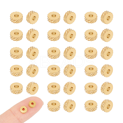 40Pcs 2 Style 304 Stainless Steel Beads STAS-UN0056-05-1