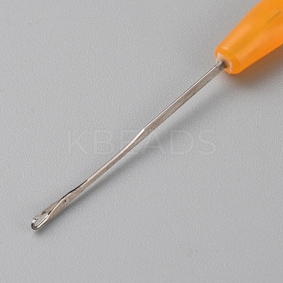 Plastic Crochet Hooks for Hair TOOL-WH0053-30A-1