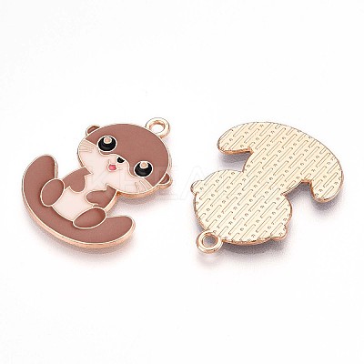 Alloy Enamel Pendants X-ENAM-T022-02D-02-1