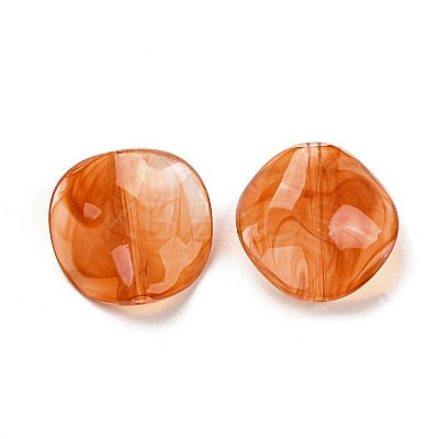 Opaque Acrylic Beads OACR-B013-32B-1