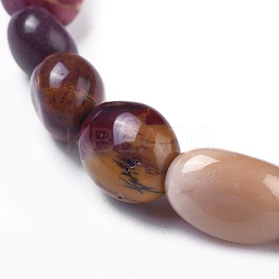 Natural Mixed Gemstone Bead Stretch Bracelets BJEW-K213-M01-1