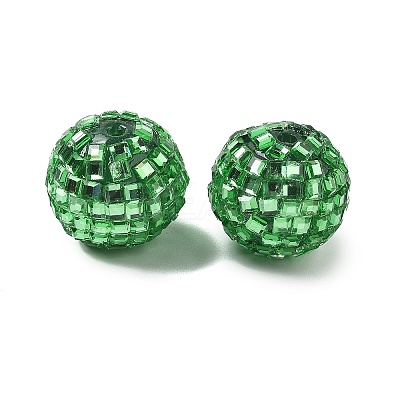 Acrylic Rhinestone Beads OACR-D307-01B-16MM-1